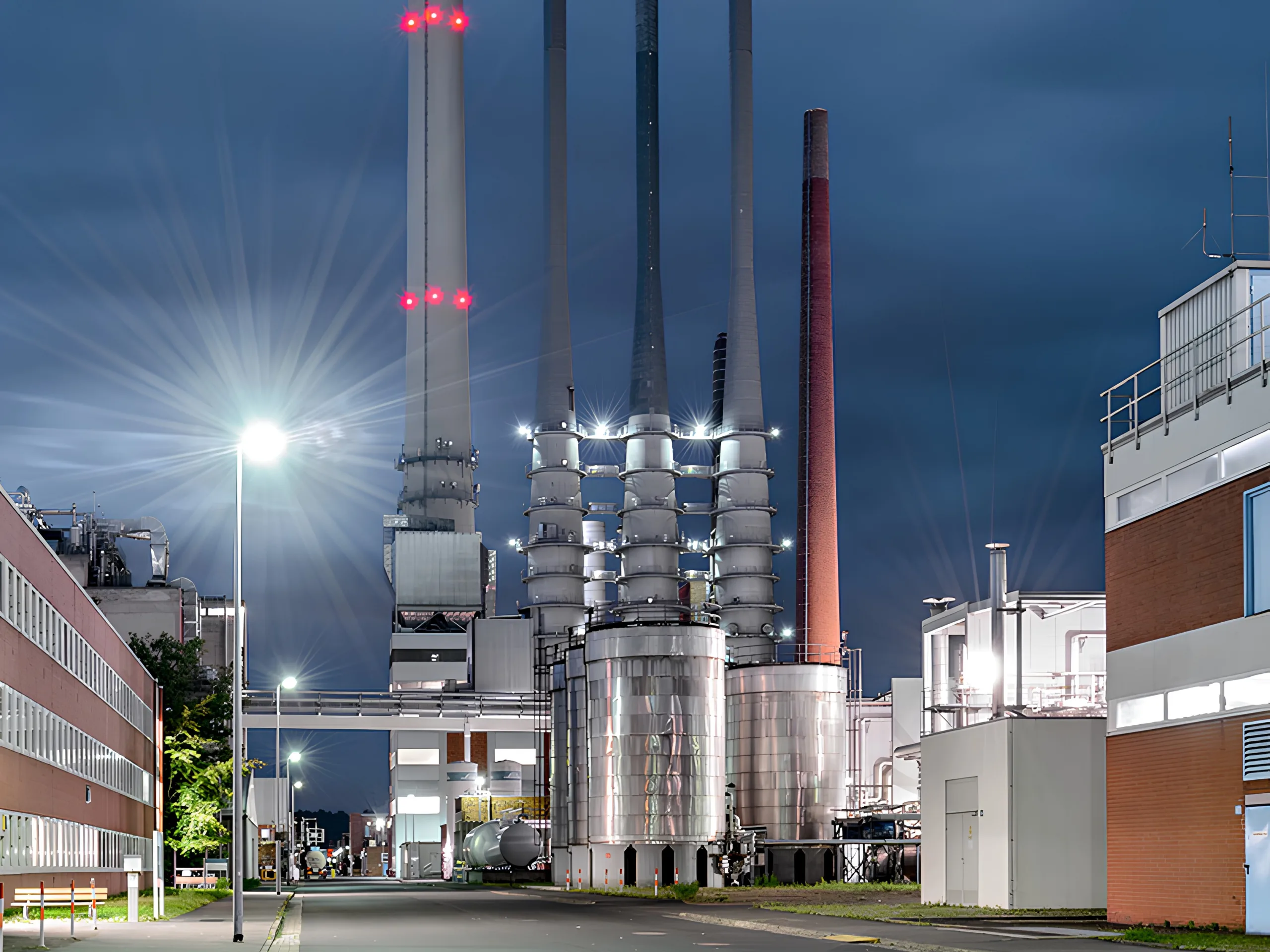 Netzdienlicher Batteriespeicher am Cordenka-Standort Mühlhausen.